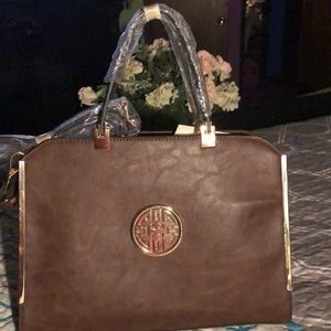 Brown handbag